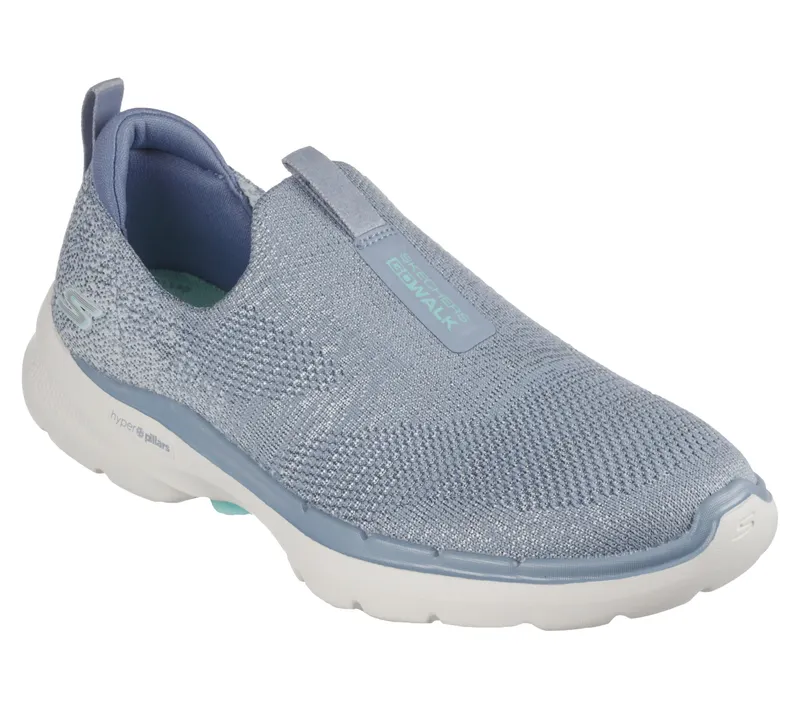 Skechers Skechers GOwalk 6 – Glimmering – Blauw / Turkoois (124502-BLTQ)