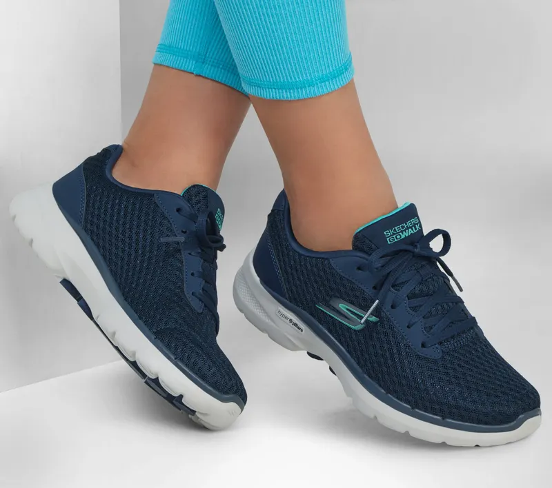 Skechers GO WALK 6 – Iconic Vision – Marine / Turkoois (124514-NVTQ)
