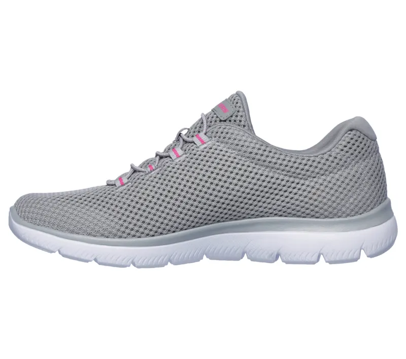 Skechers Summits – Grijs / Heet Roze (12985-GYHP)