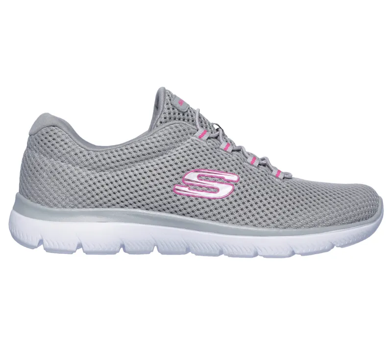 Skechers Summits – Grijs / Heet Roze (12985-GYHP)