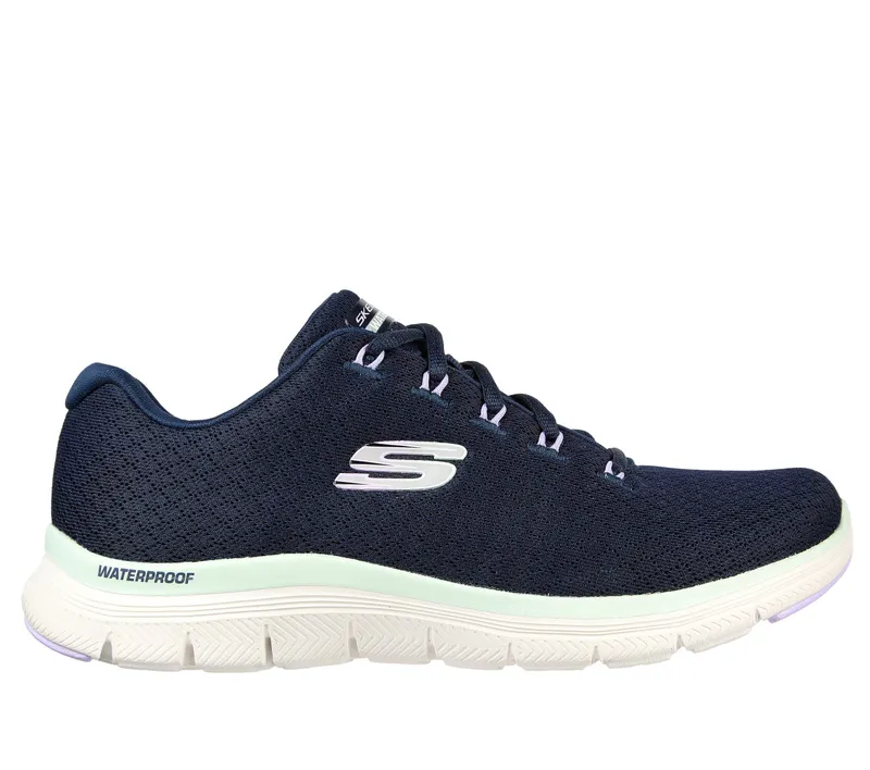 Skechers Flex Appeal 4.0 – Coated Fidelity – Marine / Aqua (149298-NVAQ)
