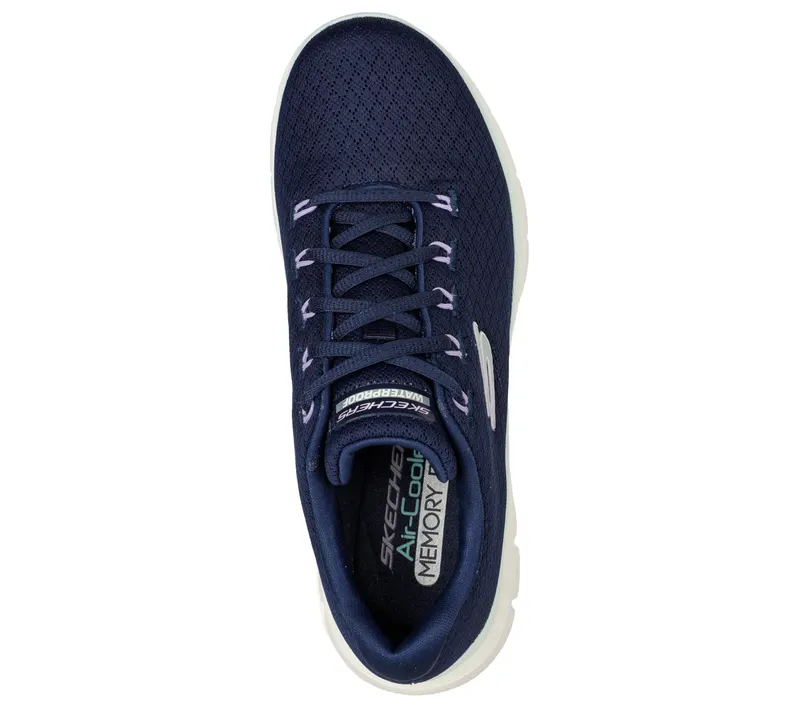 Skechers Flex Appeal 4.0 – Coated Fidelity – Marine / Aqua (149298-NVAQ)