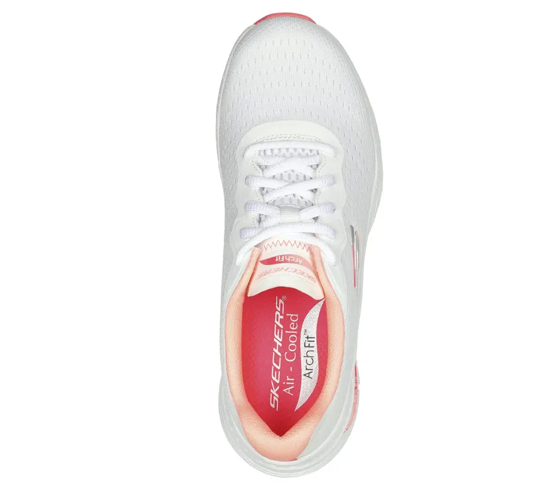 Skechers Skechers Arch Fit – Infinity Cool – Wit / Roze (149722-WPK)