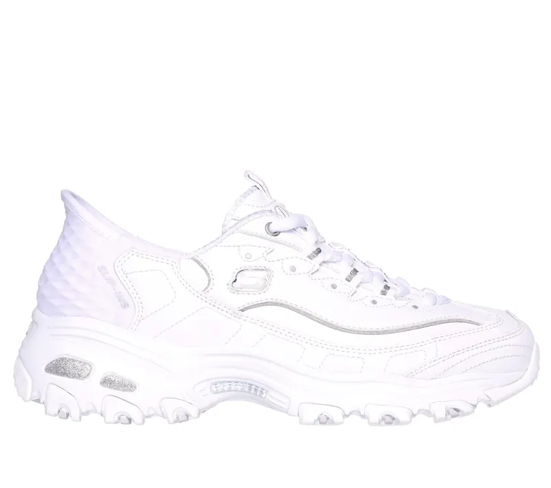 Skechers Skechers Slip-ins: D’Lites – New Scene – Wit / Zilver (150031-WSL)