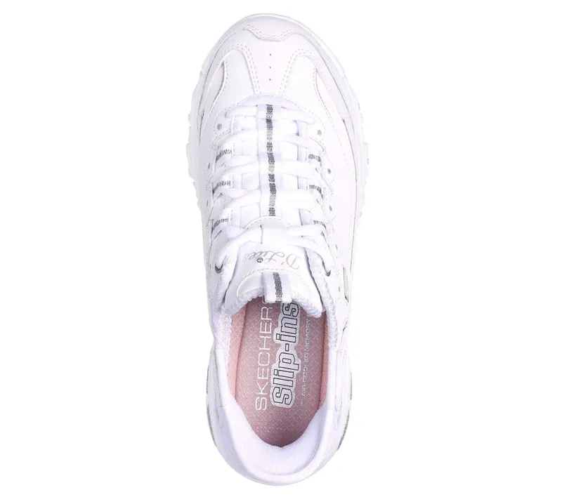Skechers Skechers Slip-ins: D’Lites – New Scene – Wit / Zilver (150031-WSL)