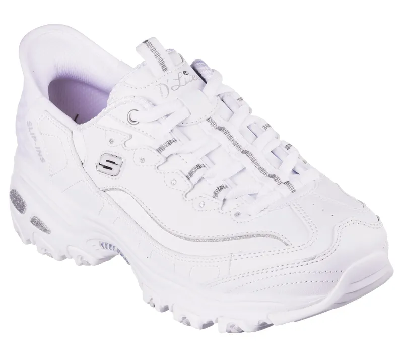 Skechers Skechers Slip-ins: D’Lites – New Scene – Wit / Zilver (150031-WSL)