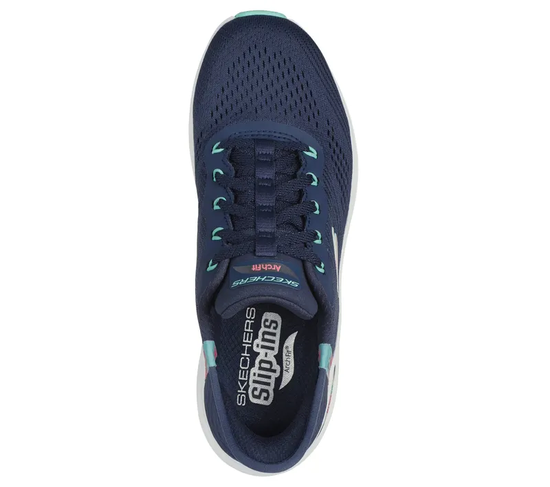 Skechers Skechers Slip-ins: Arch Fit 2.0 – Easy Chic – Marine / Turkoois (150066-NVTQ)