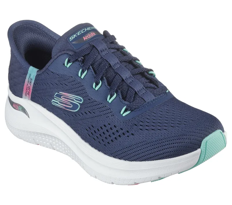 Skechers Skechers Slip-ins: Arch Fit 2.0 – Easy Chic – Marine / Turkoois (150066-NVTQ)