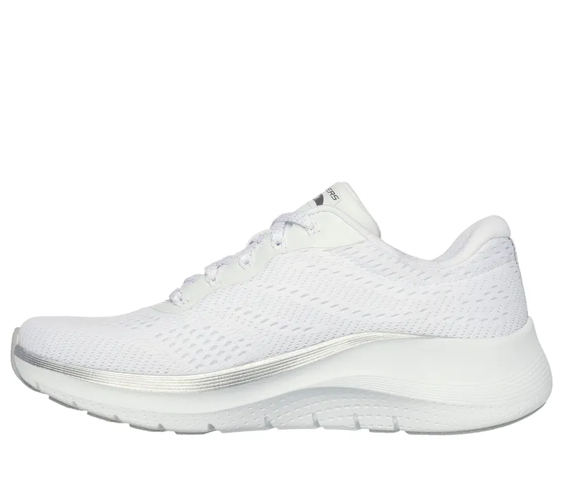 Skechers Arch Fit 2.0 – Glow The Distance – Wit / Zilver (150067-WSL)