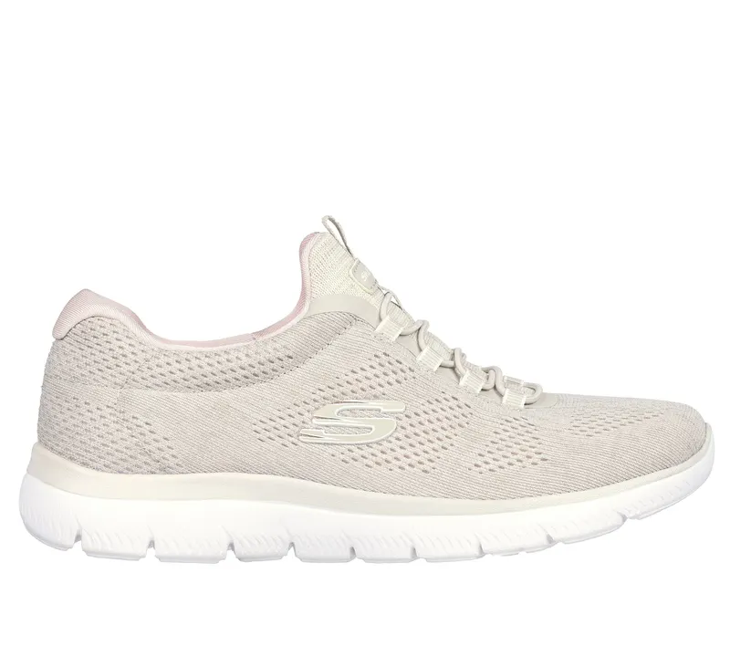 Skechers Summits – Fun Flair – Taupe / Roze (150113-TPPK)
