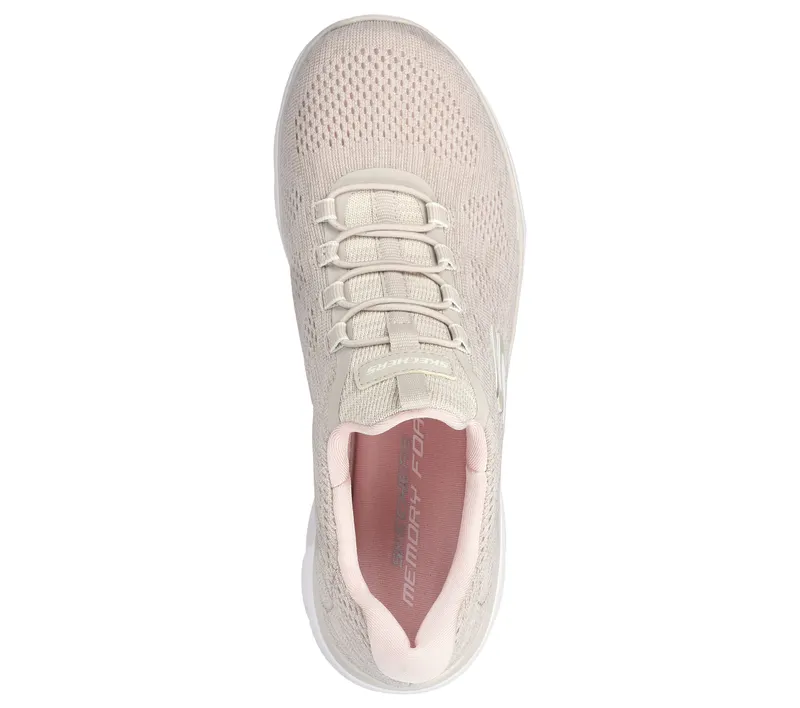 Skechers Summits – Fun Flair – Taupe / Roze (150113-TPPK)