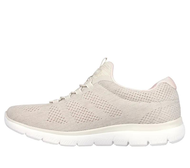 Skechers Summits – Fun Flair – Taupe / Roze (150113-TPPK)
