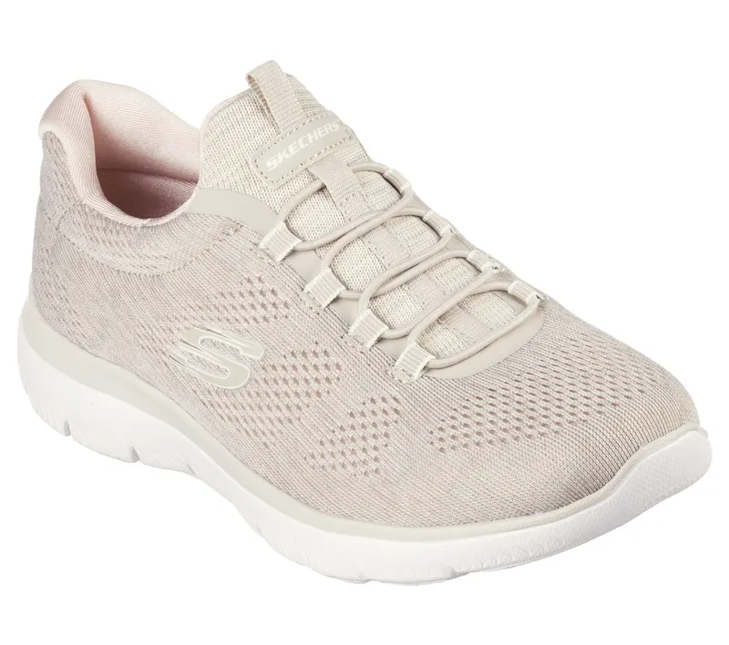 Skechers Summits – Fun Flair – Taupe / Roze (150113-TPPK)