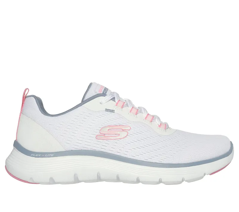 Skechers Flex Appeal 5.0 – Wit / Roze / Blauw (150201-WPKB)