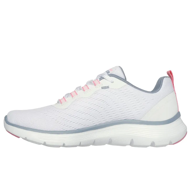 Skechers Flex Appeal 5.0 – Wit / Roze / Blauw (150201-WPKB)