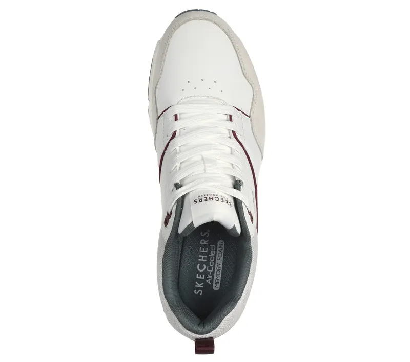 Skechers Uno – Retro One – Wit / Groente (183020-WGR)