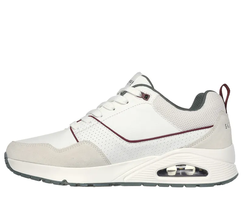 Skechers Uno – Retro One – Wit / Groente (183020-WGR)