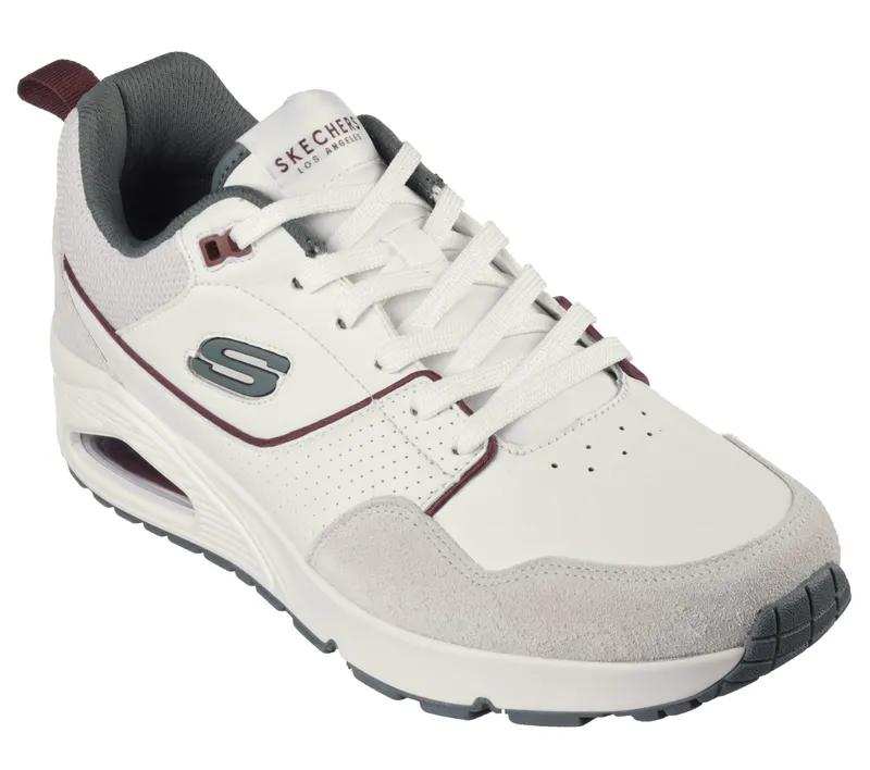 Skechers Uno – Retro One – Wit / Groente (183020-WGR)