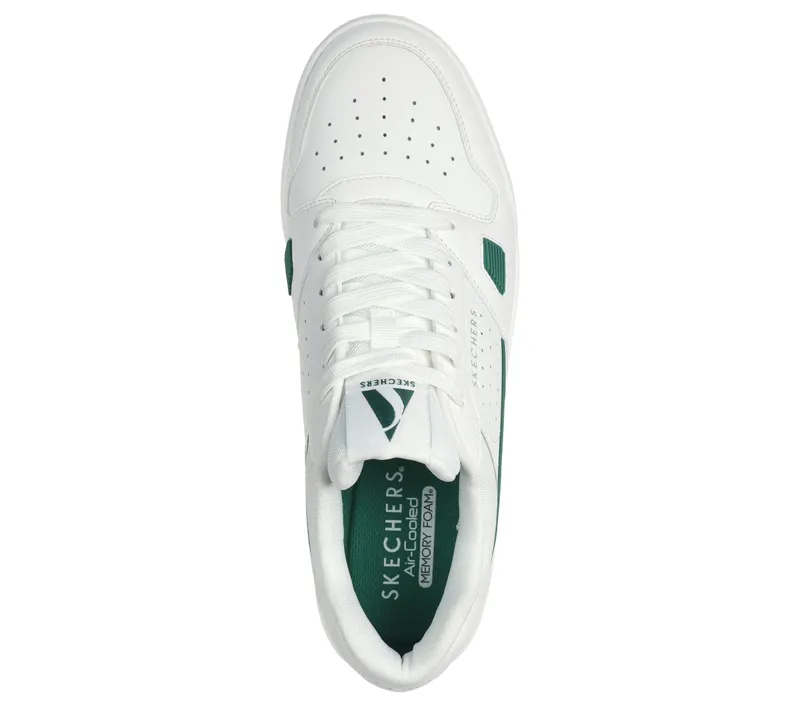 Skechers Koopa Court – Tiebreak – Wit / Groente (183250-WGR)