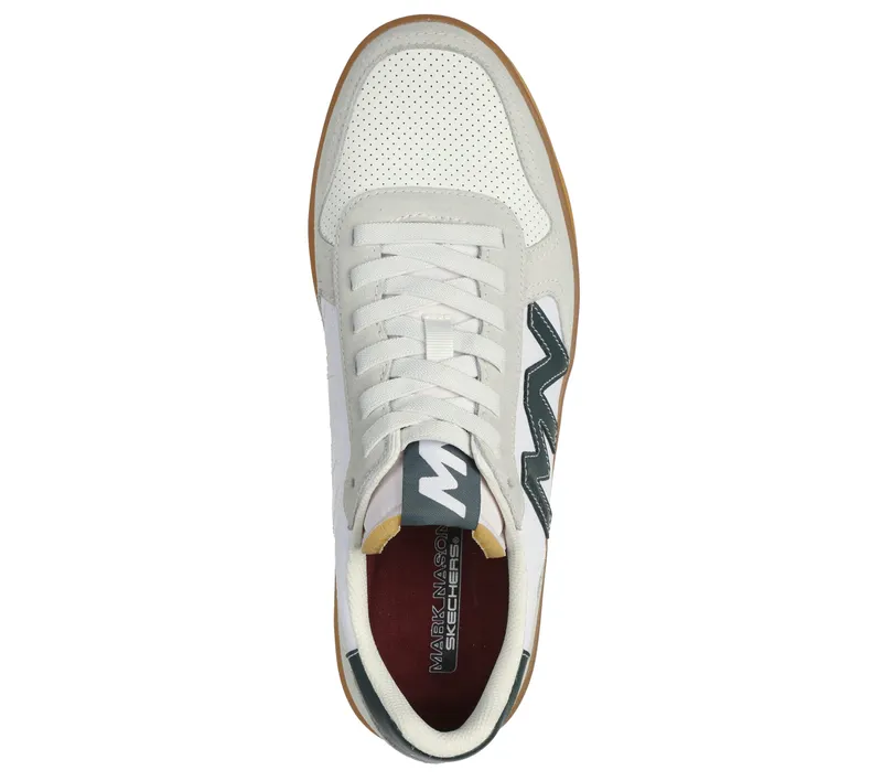 Skechers Mark Nason: New Wave Cup – The Racket – Wit / Groente (210782-WGR)