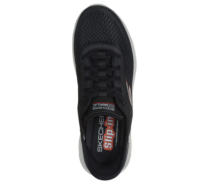 Skechers Skechers Slip-ins: GO WALK Flex – New World – Zwart / Oranje (216505-BKOR)