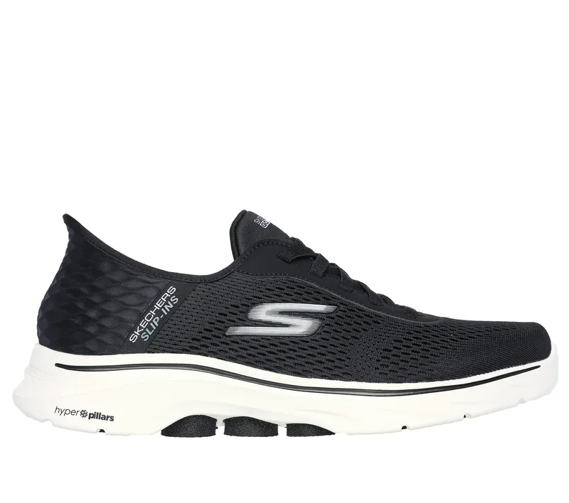 Skechers Skechers Slip-ins: GO WALK 7 – Free Hand 2 – Zwart / Wit (216648-BKW)