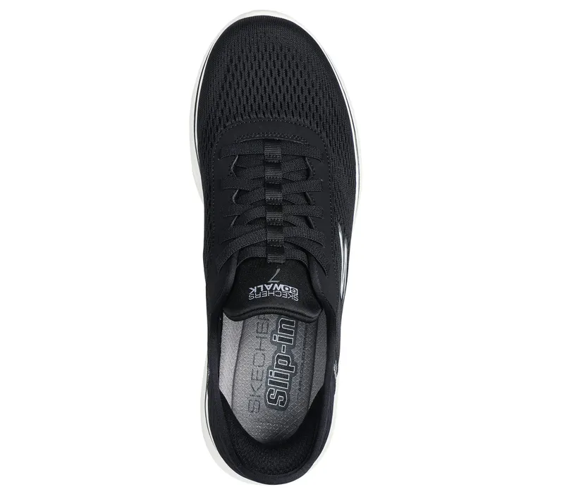 Skechers Skechers Slip-ins: GO WALK 7 – Free Hand 2 – Zwart / Wit (216648-BKW)