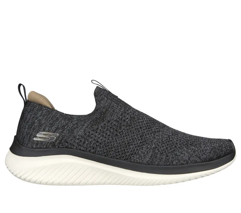 Skechers Ultra Flex 3.0 – Demcheck – Zwart / Taupe (232337-BKTP)