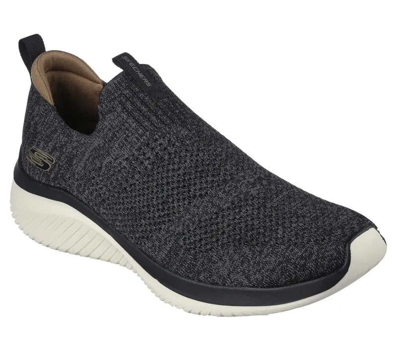 Skechers Ultra Flex 3.0 – Demcheck – Zwart / Taupe (232337-BKTP)