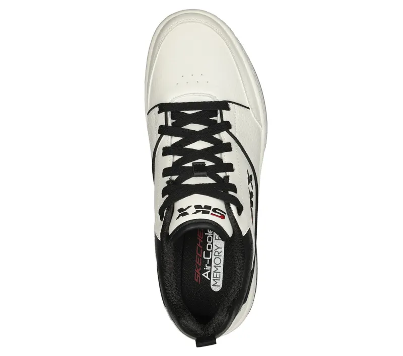 Skechers Sport Court 92 – Ottoman – Wit / Zwart (232472-WBK)