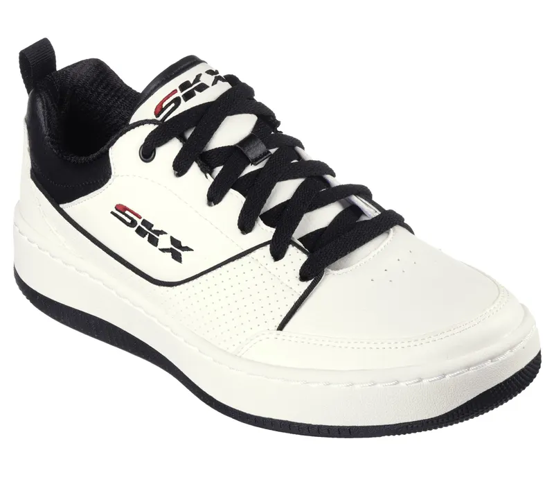 Skechers Sport Court 92 – Ottoman – Wit / Zwart (232472-WBK)