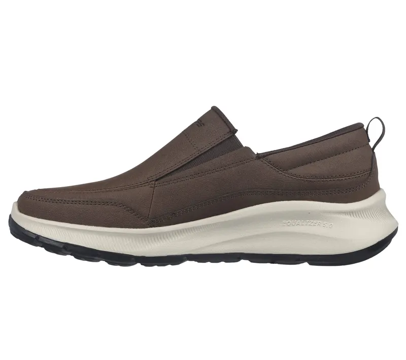 Skechers Relaxed Fit: Equalizer 5.0 – Harvey – Chocola (232517-CHOC)