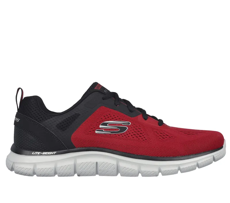 Skechers Track – Broader – Rood / Zwart (232698-RDBK)