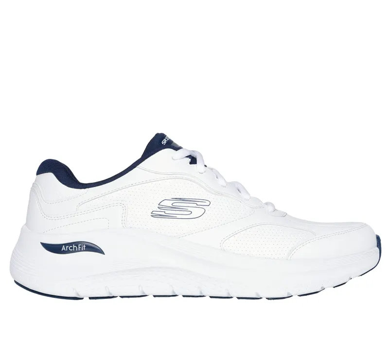 Skechers Arch Fit 2.0 – Safehouse – Wit / Marine (232703-WNV)