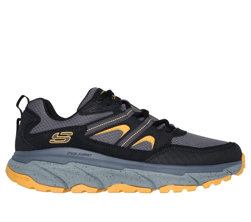 Skechers Relaxed Fit: D’Lux Journey – Zwart / Geel (237192-BKYL)