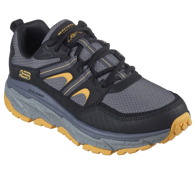Skechers Relaxed Fit: D’Lux Journey – Zwart / Geel (237192-BKYL)