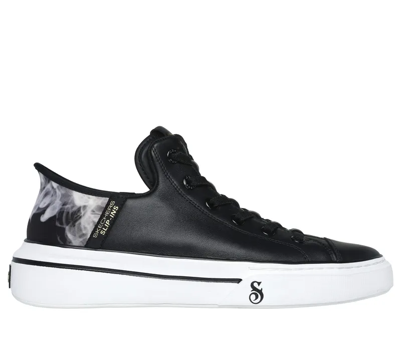 Skechers Premium Leather Slip-ins Snoop One – OG – Zwart / Wit (251016-BKW)