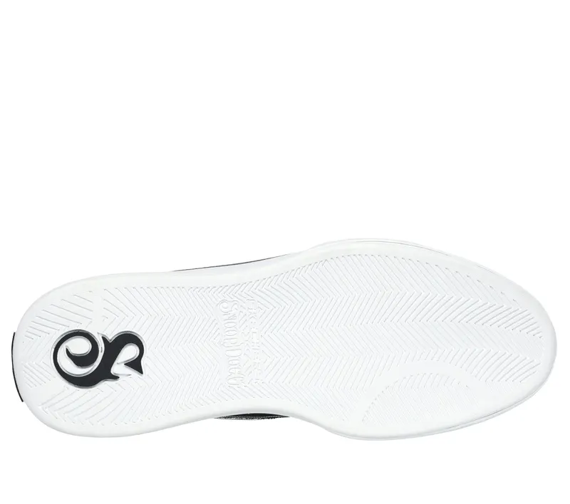 Skechers Premium Leather Slip-ins Snoop One – Double G – Zwart / Wit (251017-BKW)
