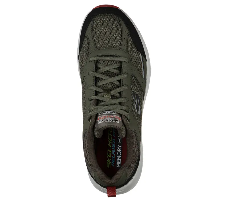 Skechers Relaxed Fit: Oak Canyon – Verketta – Olijf / Zwart (51898-OLBK)