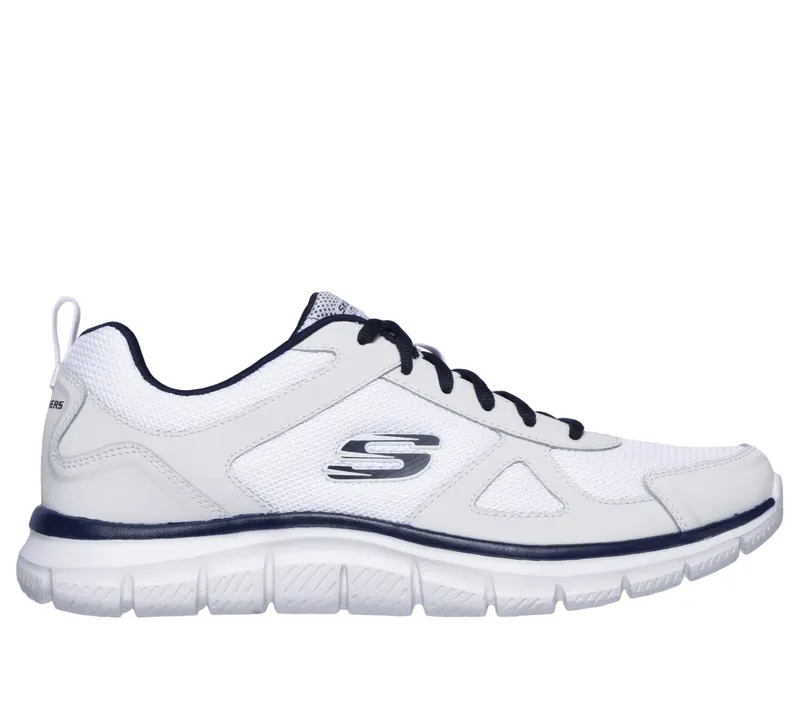 Skechers Track – Wit / Marine (52631-WNV)