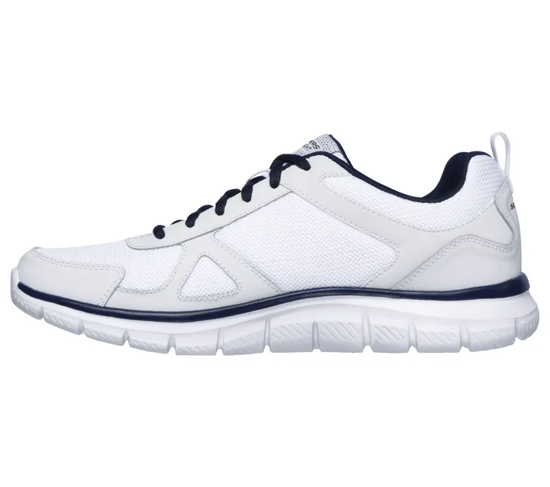 Skechers Track – Wit / Marine (52631-WNV)