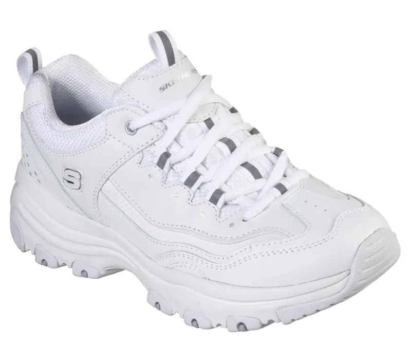 Skechers Iconic – Wit / Zilver (88888281-WSL)