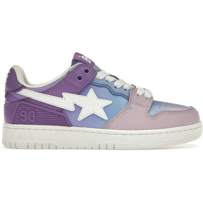 A Bathing Ape Bape SK8 Sta Purple Gradient (1J30-191-023-PUR / 001FWJ301023I-PUR)