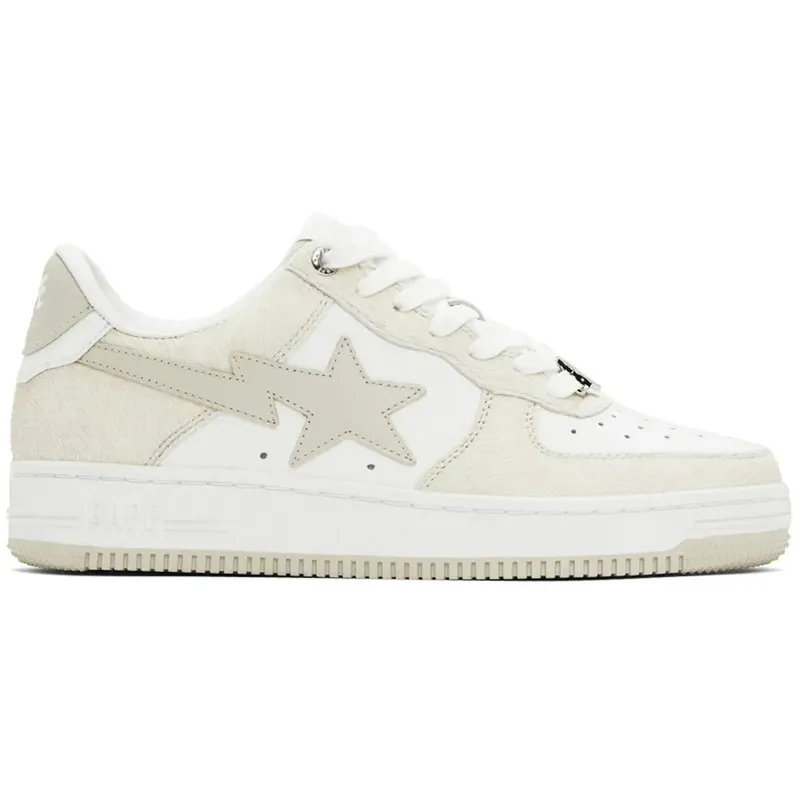 A Bathing Ape Bape Sta Beige Calf Hair (1J80-191-050 BEI)