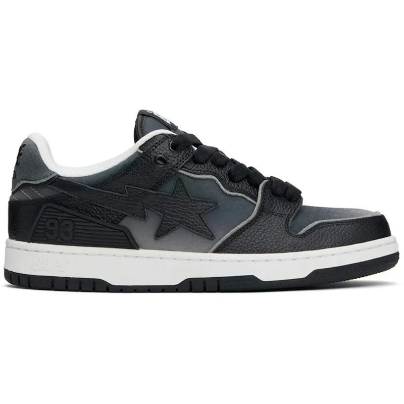 A Bathing Ape Sk8 Sta #4 Black (1J80-191-058-BLK/001FWJ802058I-BLK)