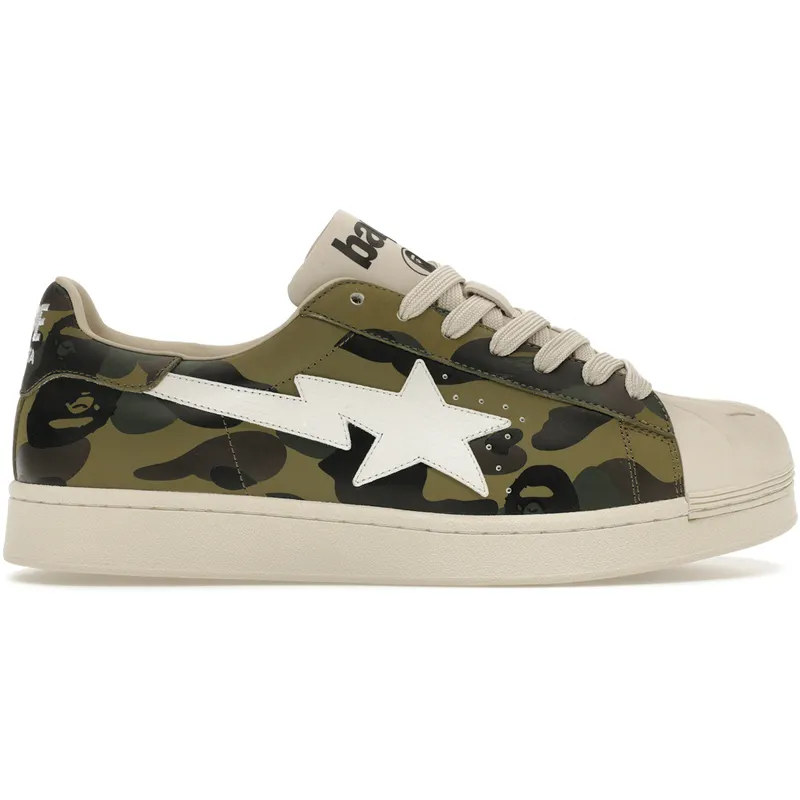 A Bathing Ape Skull Sta 1st Camo Green (1J20-191-008 GRN)