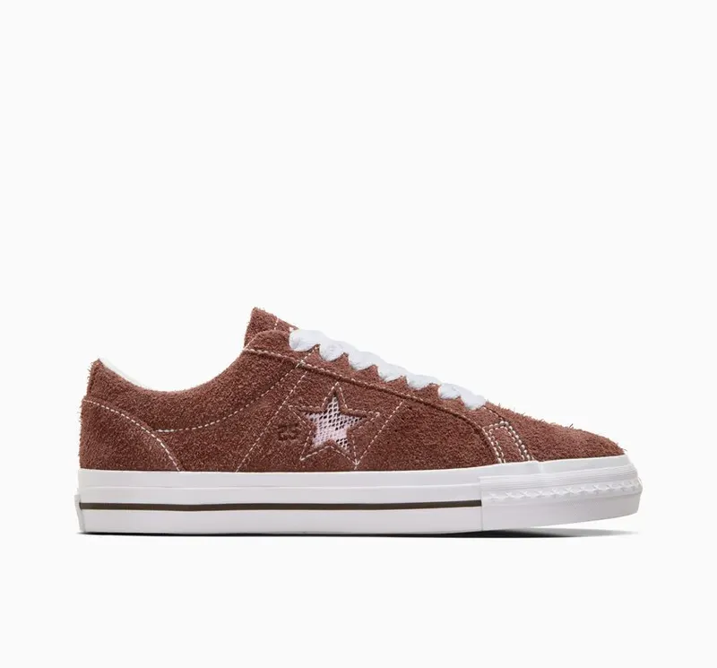 Converse Converse CONS x Quartersnacks One Star Pro Dark Clove/wit/cherry (A09554C)