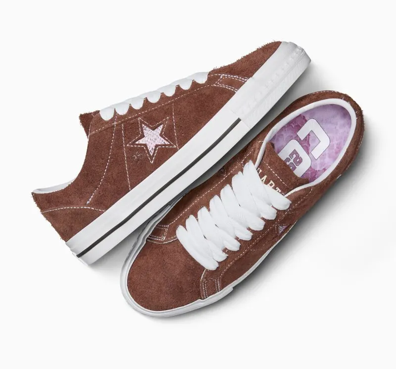 Converse Converse CONS x Quartersnacks One Star Pro Dark Clove/wit/cherry (A09554C)