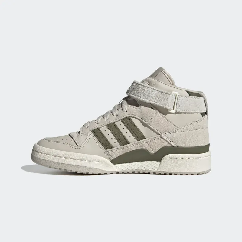 adidas Forum Mid Shoes Bliss / Focus Olive / Off White (GY4869)