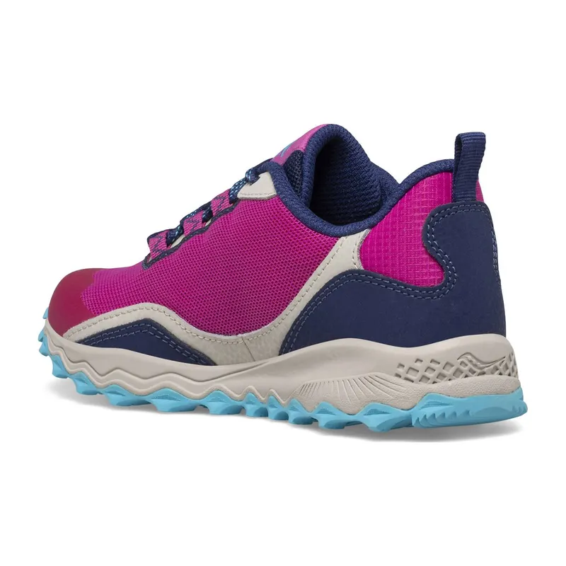 Saucony Peregrine 12 Shield Sneaker Navy / Turquoise / Pink (SK166099)